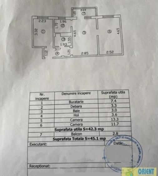 Inel 2, apartament 2 camere, etaj 1, gaze, vanzari Constanta - 1