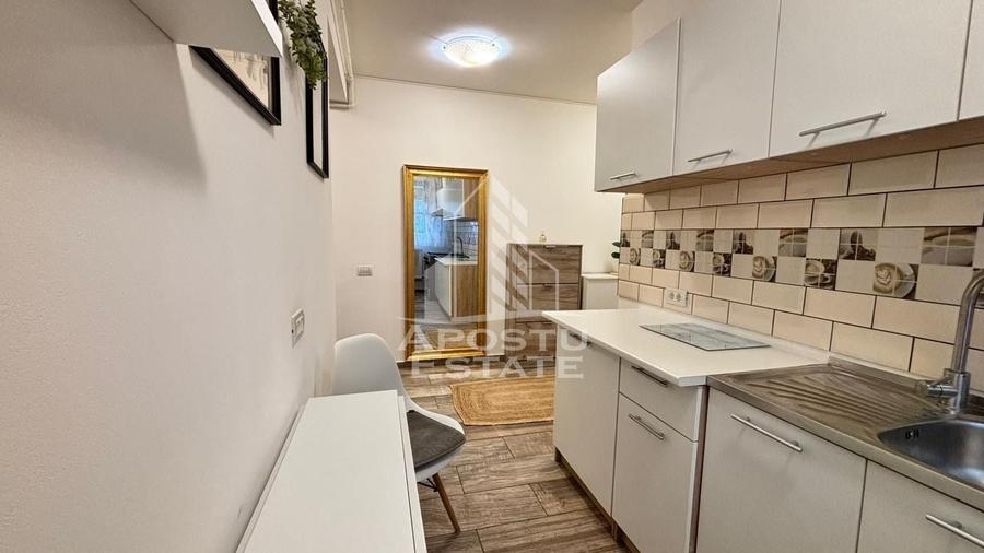 Apartament cu o camera de vanzare, zona Buziasului, Timisoara,centrala - 6