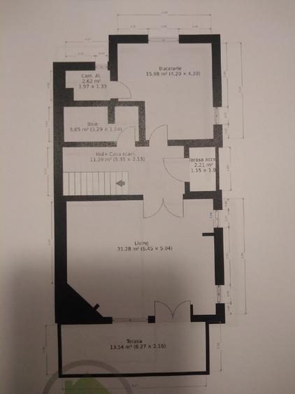 Duplex Dumbravita, langa centru P+M, 4cam 142mp util, 379mp teren - 8