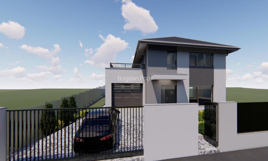 Casa individula, S180mp+ 40 mp terasa +21 mp garaj, teren 533 mp