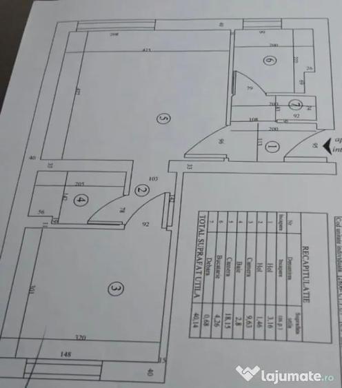 Apartament 2 camere, 40.14 mp, zona Ultracentral - Teatrul N - 2