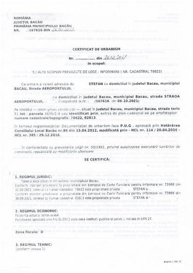 Teren 17000 MP Sarata Bacau - 3