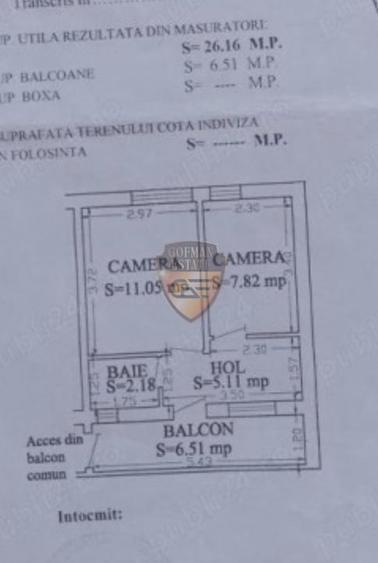 2 Camere, Tomis Nord, Ciresica, decomandat, 33 mp, balcon, etaj 4/4, izolat - 9