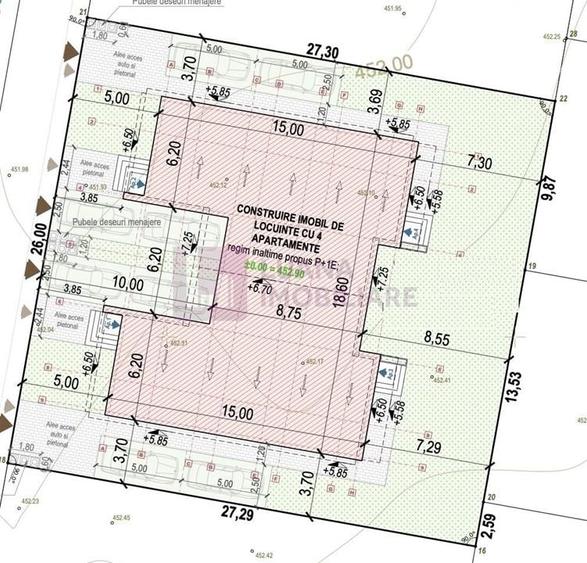 Casa de vanzare | curte 170 mp | Cartierul Arhitectilor | NOUA | 3 camere - 9