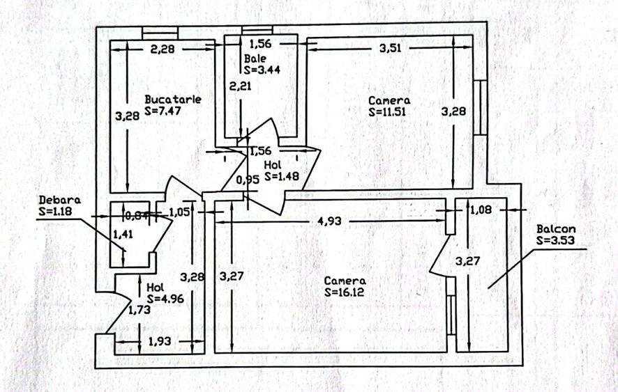 COMISION 0% - Apartament 2 Camere - Confort 1 - 50mp - 12