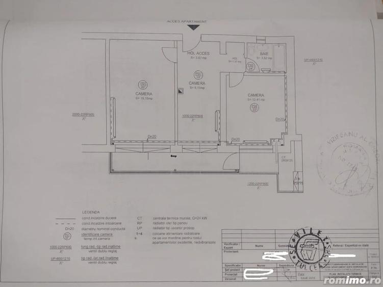 Apartament 3 camere (spatiu salon ) str ISACCEI - 2