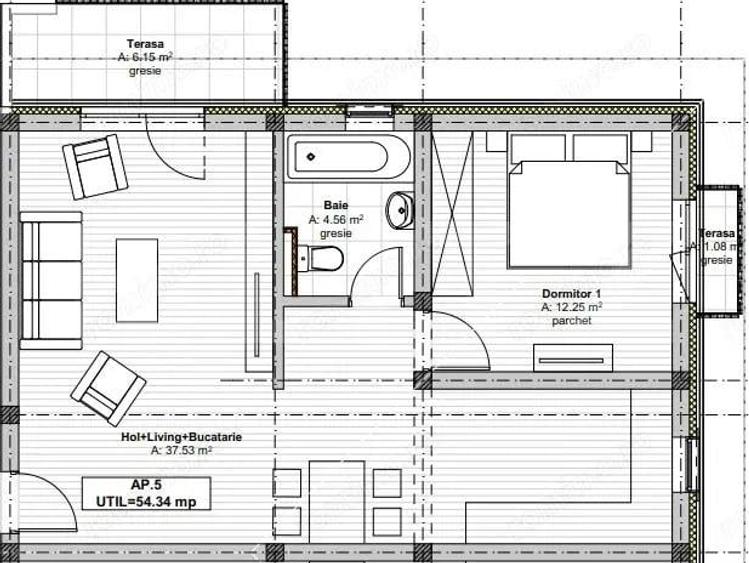 Apartament 2 camere, poten?ial de mansardare, 4 locuri de parcare, Giarmata VII - 2
