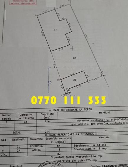 Teren Ultracentral, liber, cu aviz construire de la Directia Culte. - 1