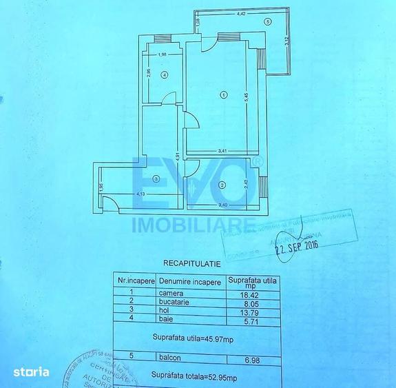 Apartament 1 camera, parcare, balcon, Valea Lupului, Soleia, Iasi - 2