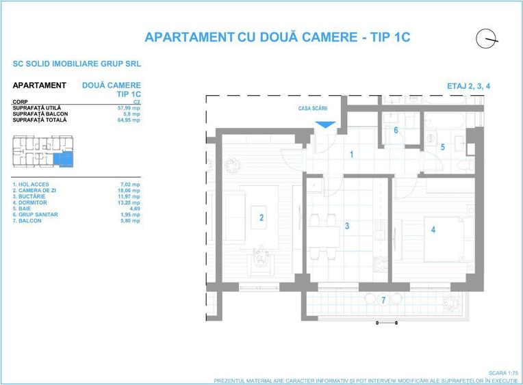 PROMOTIE ->Ap INTABULAT Ultra-Spa?ios 2 Camere DECOMANDAT - 6