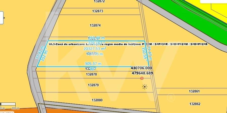 Teren Intravilan 21.439mp S+P+3E+ER deschidere 77m  Calea Surii Mici - 5