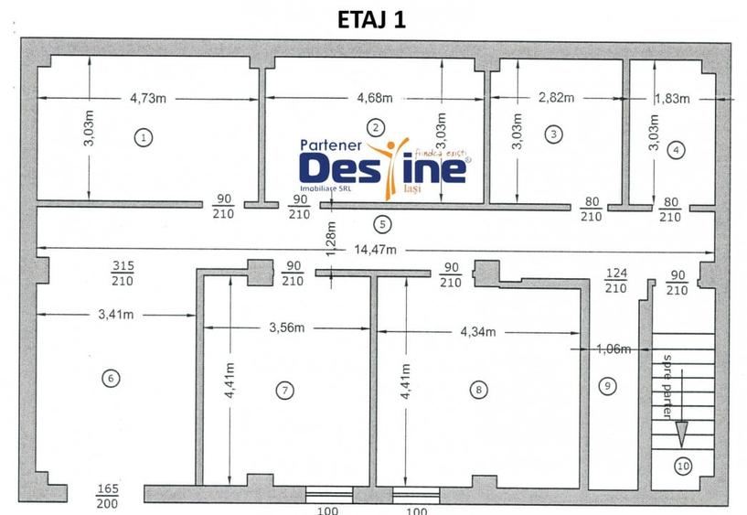 Podu de Fier - Spatiu comercial  D+P+1+M 500 mp UTILI - 1