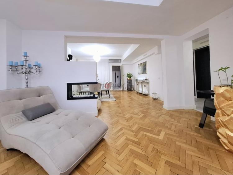 Apartament cu 4 camere semidecomandat, mobilat în Dorobanți
