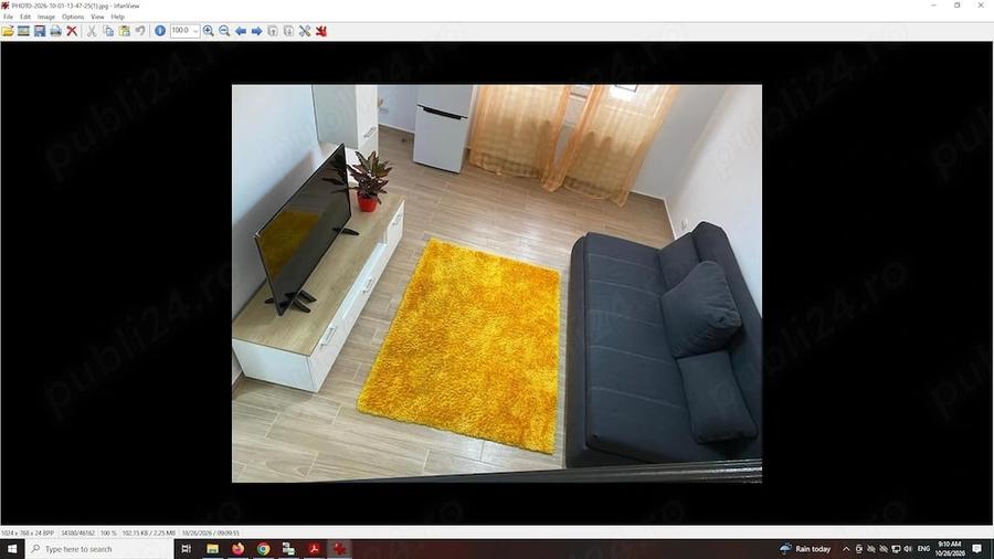 Apartament cu 2 camere decomandat în Central