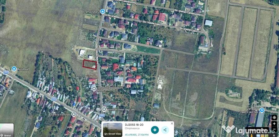 Teren de 848 mp, în Câmpineanca