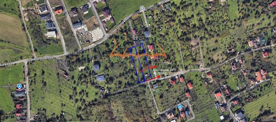 Teren intravila 2.700m² str. Breaza Cluj Napoca - 2