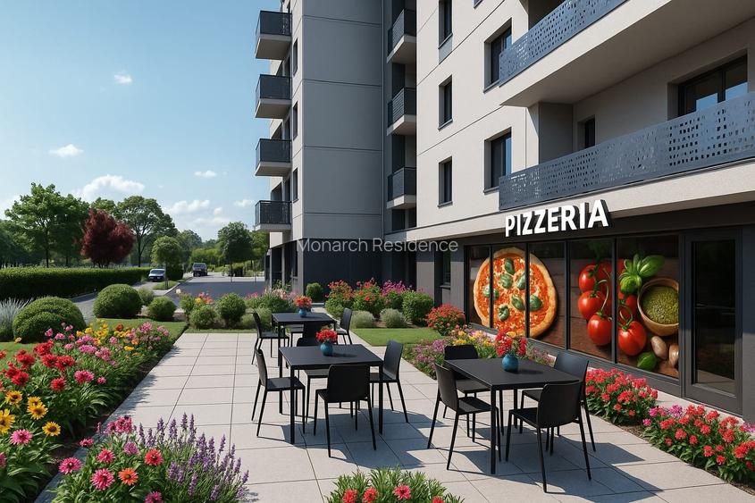 Pizzerie, restaurant, winebar - toate la MONARCH RESIDENCE