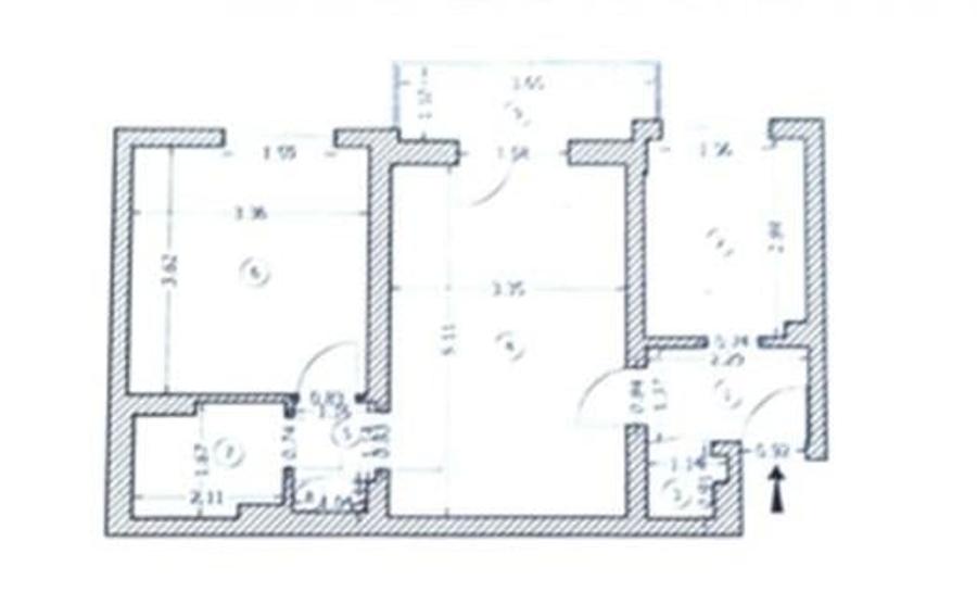 vanzare apartament 2 camere | Titan | zona verde | frumoasa | bloc 4 etaje reabi - 14