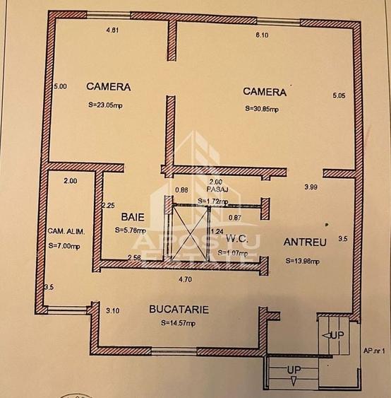 Casa individuala  7 camere, 3 bai, garaj, teren 1129 mp, zona Iosefin - 19