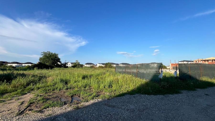 Teren 666 mp – ideal pentru 4 case moderne, tip cub | Deschidere 25 ml | Utilită - 9