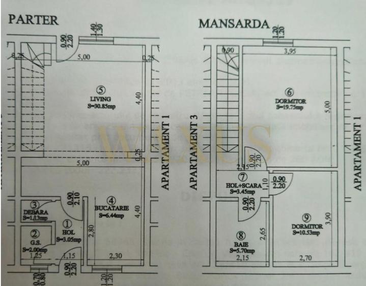 Casa tip Triplex la pret de apartament! 84mp, gradina,parcare, Eroilor - 2