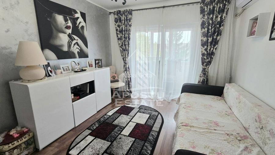 Apartament 2 camere, centrala proprie, zona Torontalului