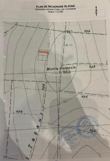 Teren agricol 4150 mp cu deschidere 24 ml la DE - situat intre Corbu si Sacele - 2