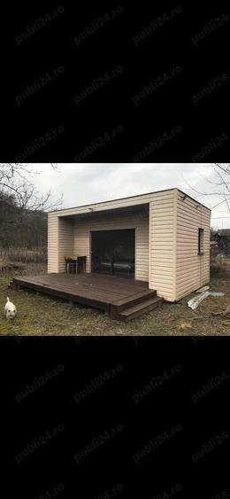 Modul locuibil din lemn ideal birou sau camera de inchiriat | 25 mp - 3