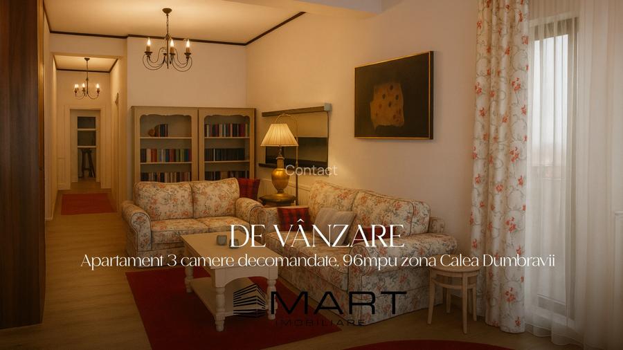 Apartament 3 camere bloc nou Calea Dumbravii