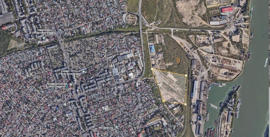 Vand teren zona rezidentiala/comerciala BRAILA, 63.000 mp, intravilan. - 1