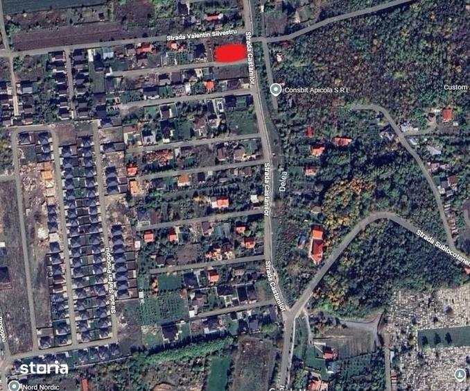 Teren de 1000 mp, în Central