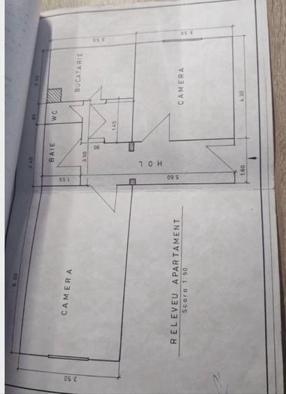 Apartament cu 2 camere decomandat în Petros