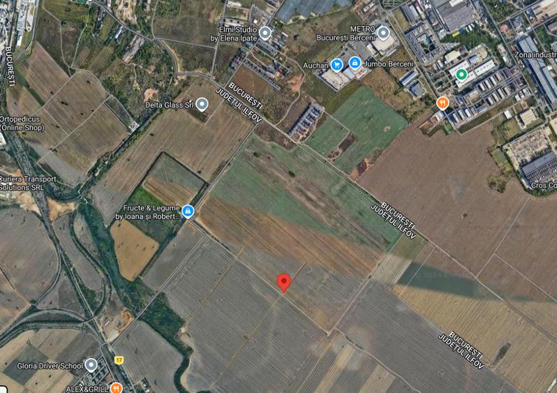 Teren Construcții intravilan de 4000 mp, în Jilava