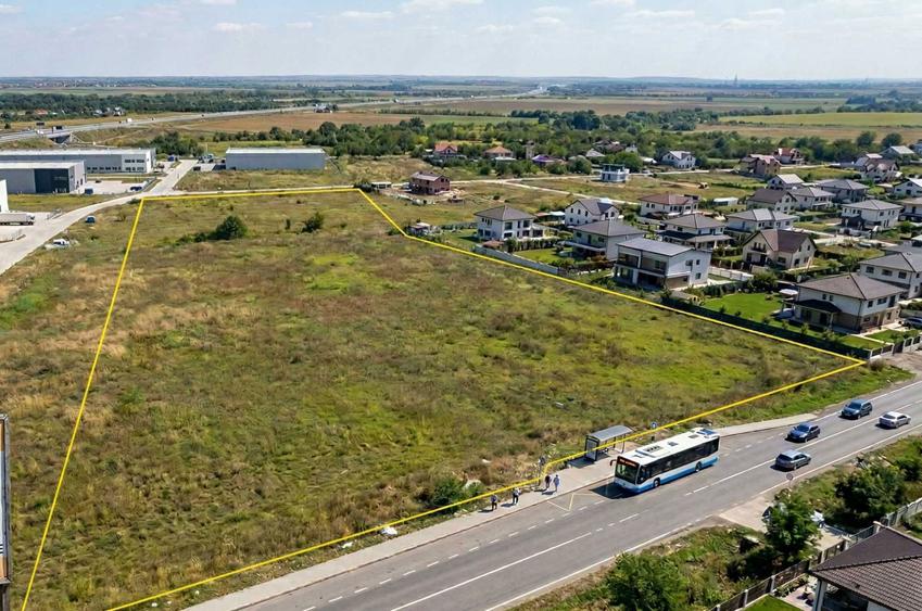 Teren Intravilan Balotesti -Therme | 10.000 MP | Toate Utilitatile - 3