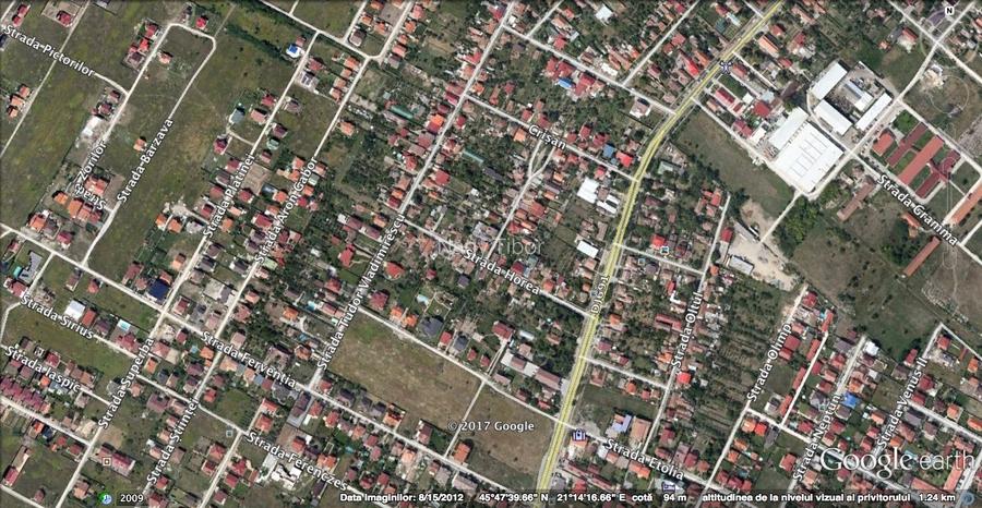 De vanzare teren puz de duplex, parcela  de 652 mp, zona străzii Jiul-Ferventia