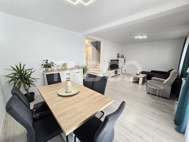 Casa moderna de vanzare mobilata 147 mpu teren 234 mp Selimbar Sibiu - 3