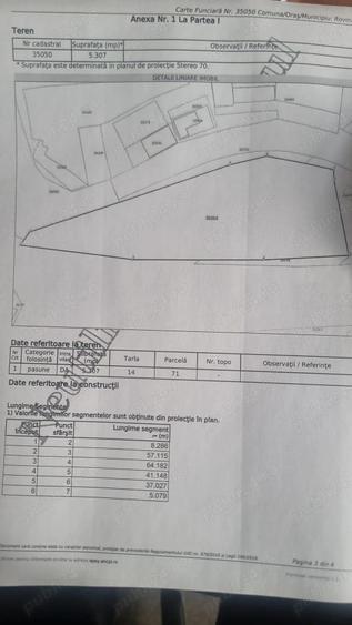 Vand 5300 mp teren de construit in Rovinari, pretabil comert, srvicii, locuinte... - 5
