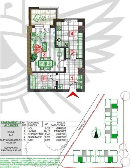 Promotie! Apartament de 1 camera, 48mp, mobilat si utilat, zona CUG - 4