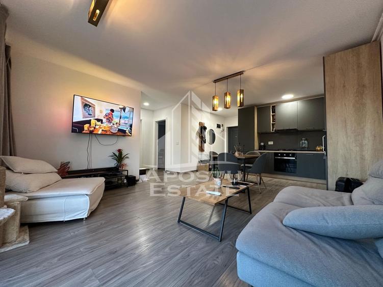 Penthouse cu 3 camere si 2 bai complet mobilat si utilat in Braytim. - 1