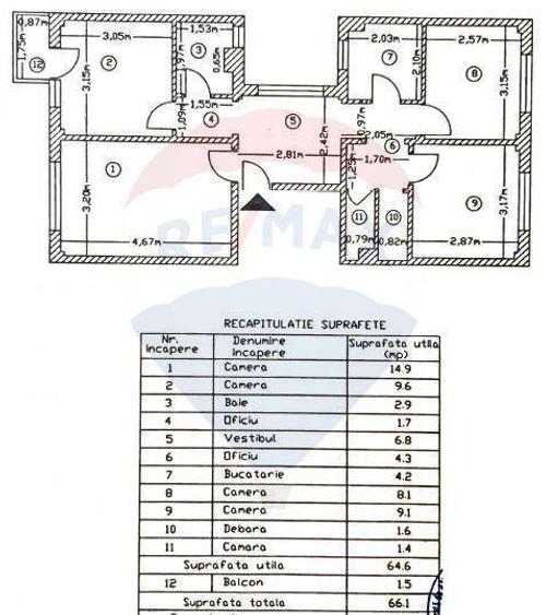 Apartament cu 4 camere de vanzare , 1974, fara risc, Pantelimon - 3