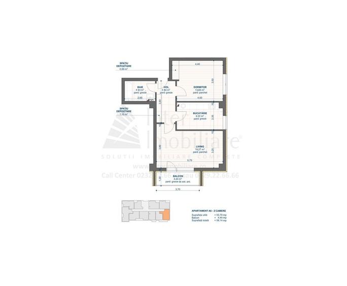 Apartament  2CD CUG  -  Tehnopolis   COD  152247 - 4