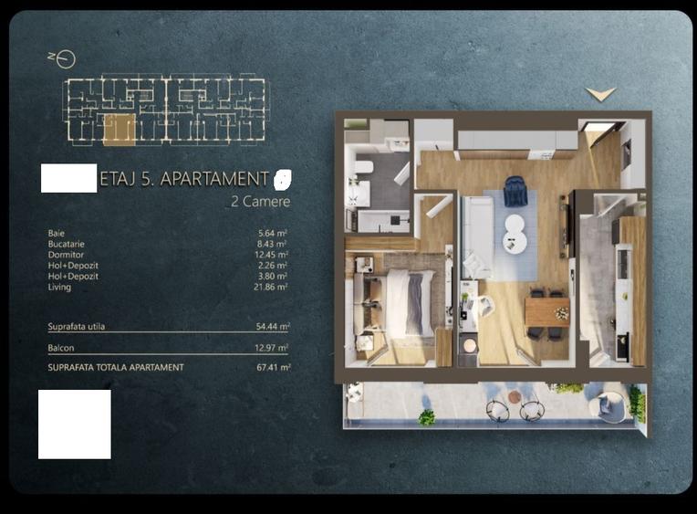 Apartament 2 camere zona Fabricii - 2