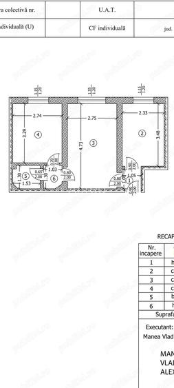 Apartament cu doua camere zona vest piata Aurora Apartament cu doua camere zona vest piata Aurora