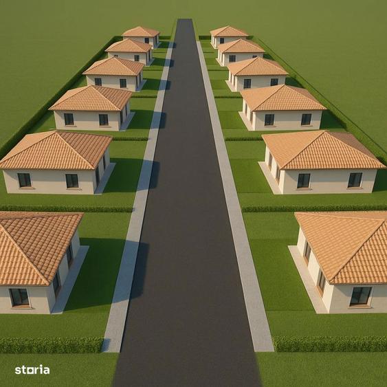 Teren 7500mp Parcelat Cartier Imobiliar Clinceni A0 | Deschidere 50ml - 2