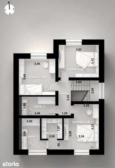 Casa 4 camere Bod Brasov | pompa caldura Nibe | incalzire pardoseala - 2