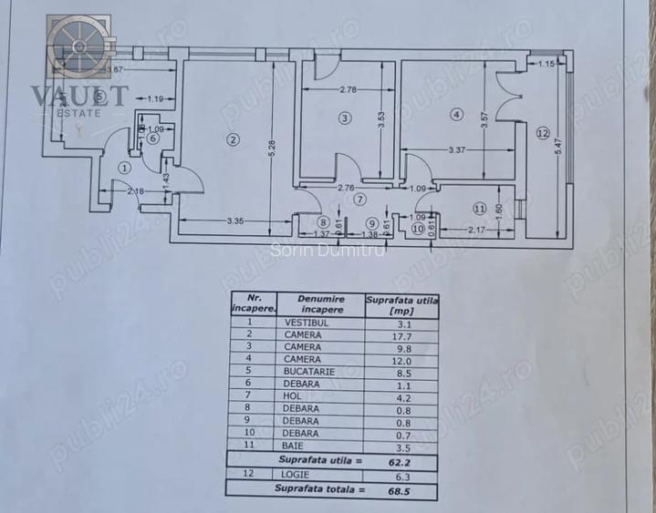 APARTAMENT 3 CAMERE - VEDERE PARC IOR - BABA NOVAC