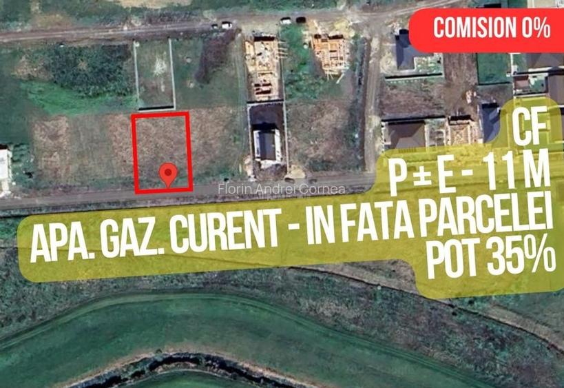 Teren de construcții la intrare în Sânandrei, județul Timiș – 650 mp