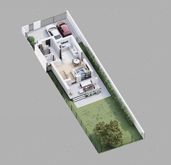 Casa individuala tip duplex fara pereti comuni pe Str.Strugurilor - 4