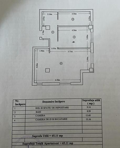 Apartament cu 2 camere, decomandat,  zona Rediu - 7