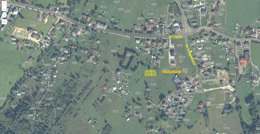 Teren intravilan de vanzare Vatra Dornei, Strada Poligonului - 10